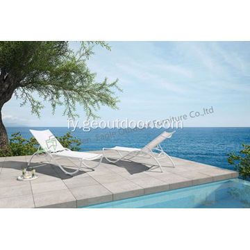 Outdoor Aluminium White prachtige Lounge Stoel